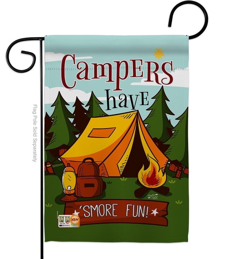 Smore Fun Garden Flag