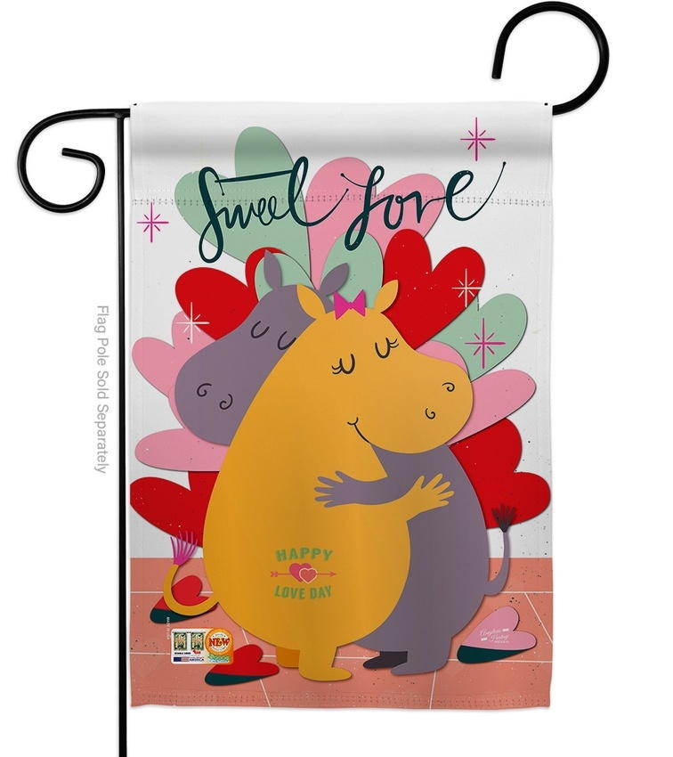 Sweet Love Decorative Garden Flag