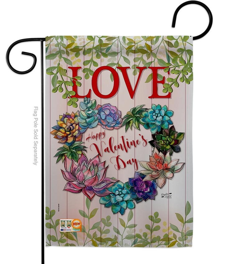 Succa For Love Garden Flag