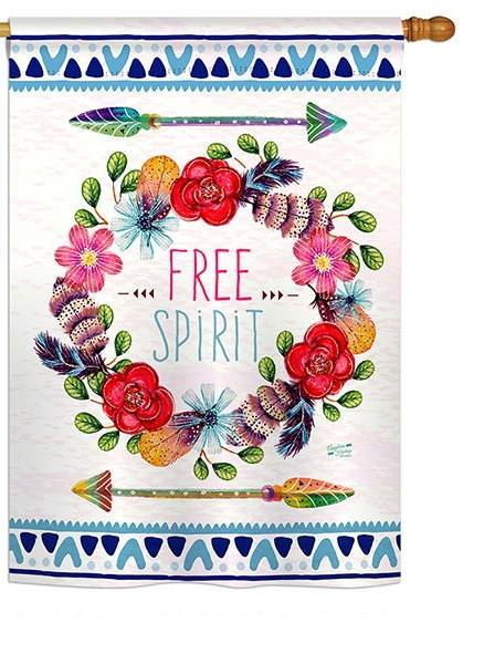 Free Spirit House Flag