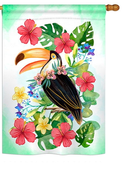 Tropical Toucan House Flag