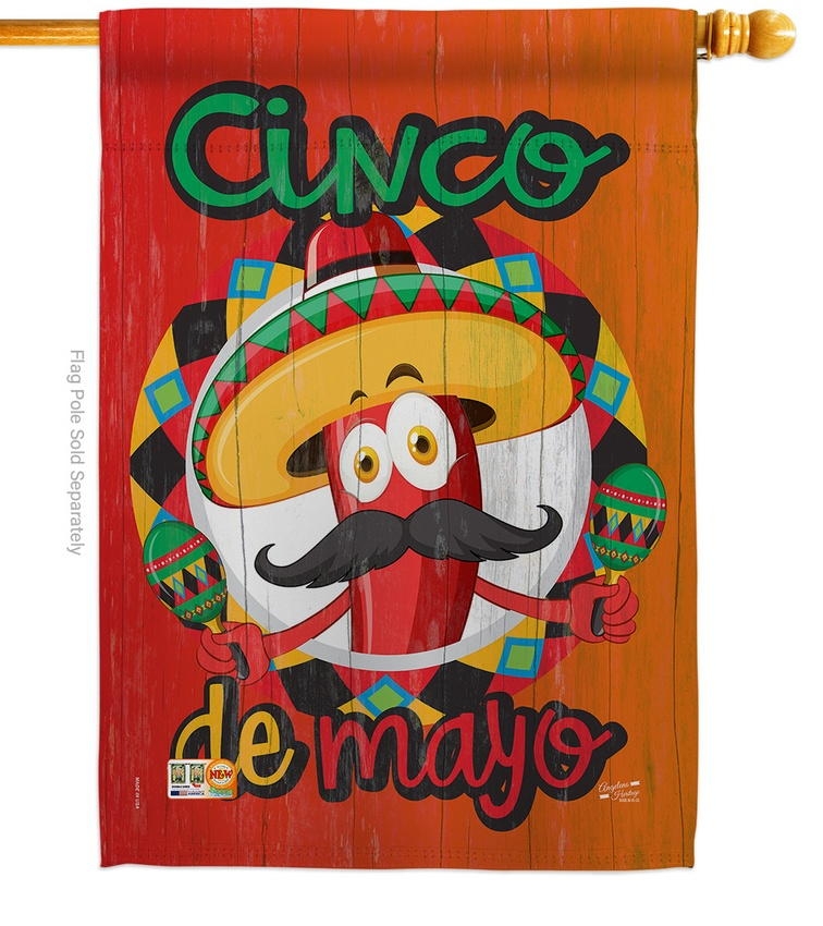 Amigo Chili Cinco De Mayo House Flag