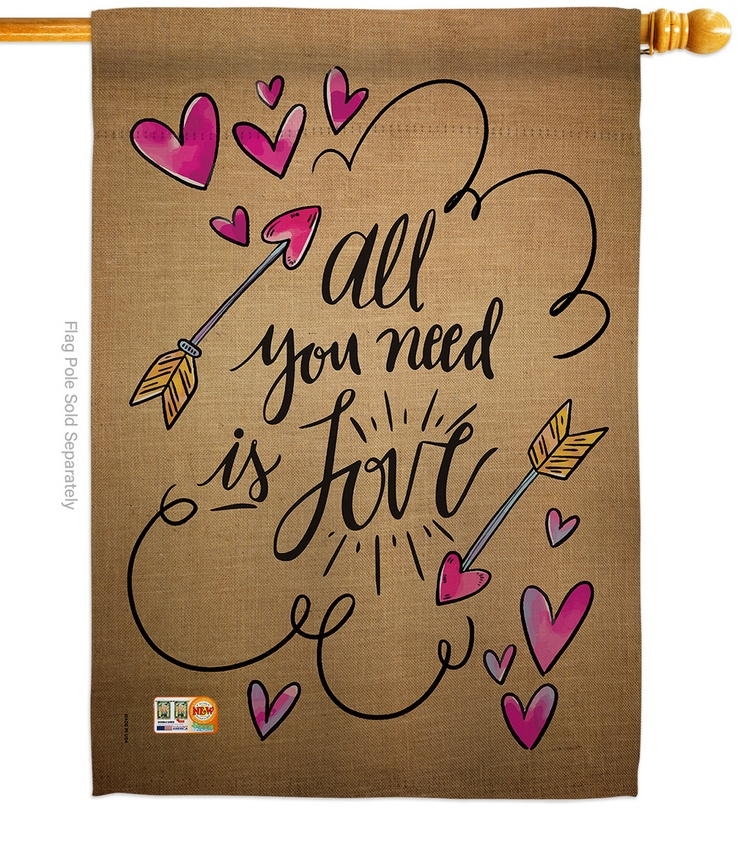 All You Need Is Love House Flag