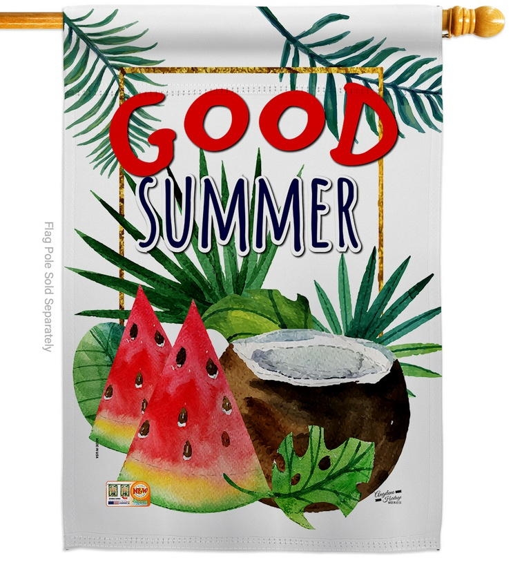 Good Summer Fruit House Flag