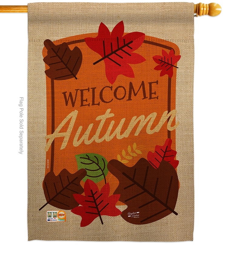 Welcome Autumn House Flag