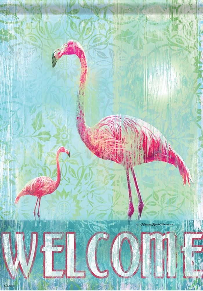 Flamingo Garden Flag & more garden flags at FlagsForYou.com