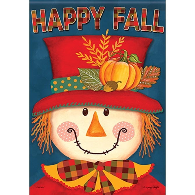 Bright Scarecrow Garden Flag & more garden flags at