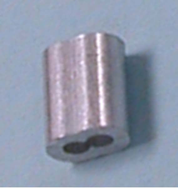 5/32" x 25 Alluminum Ferrule - 1 piece