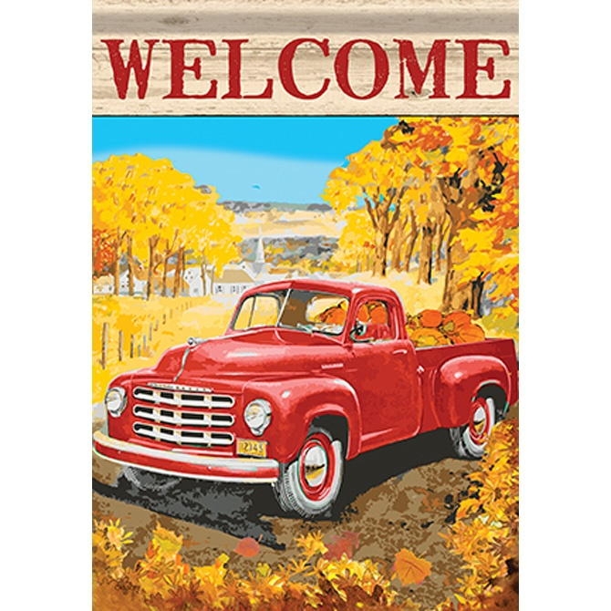 Perfect Fall Day House Flag