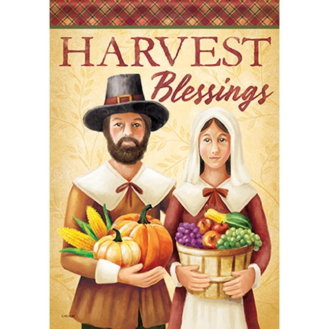 Pilgrim Blessings House Flag