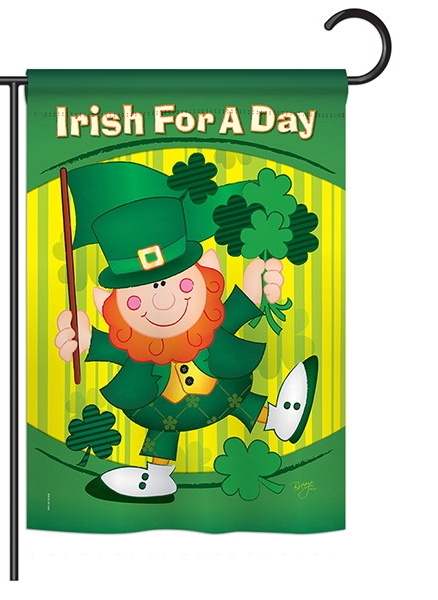 Irish For A Day Garden Flag