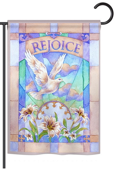 Rejoice Garden Flag