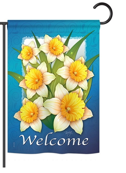 Daffodils Garden Flag