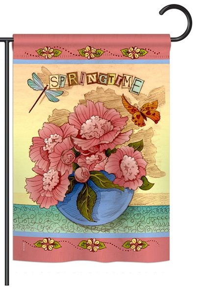 Springtime Garden Flag