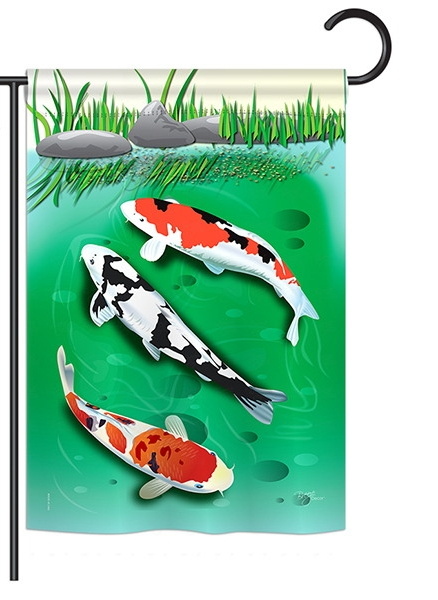 Koi Garden Flag