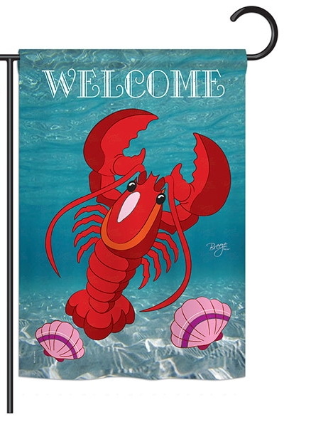 Lobster Garden Flag