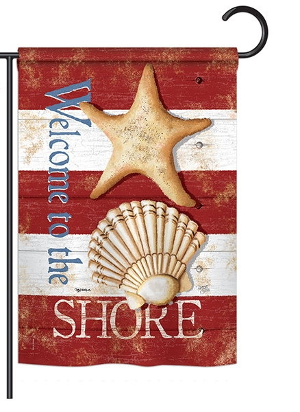 Welcome to the Shore Garden Flag