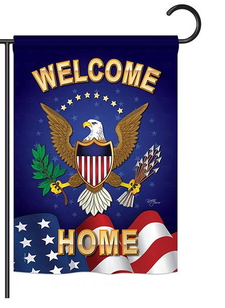 Welcome Home Garden Flag