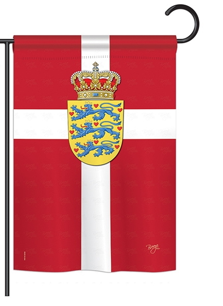 Denmark Garden Flag