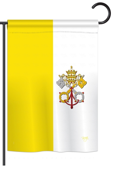 Vatican City Garden Flag