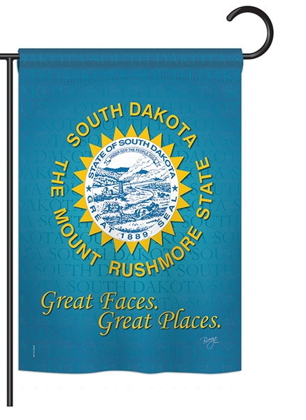 South Dakota Garden Flag