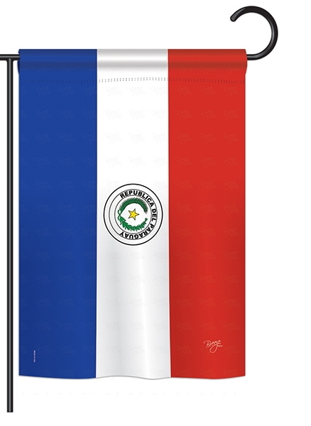 Paraguay Garden Flag