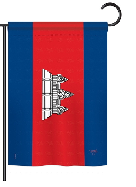 Cambodia Garden Flag
