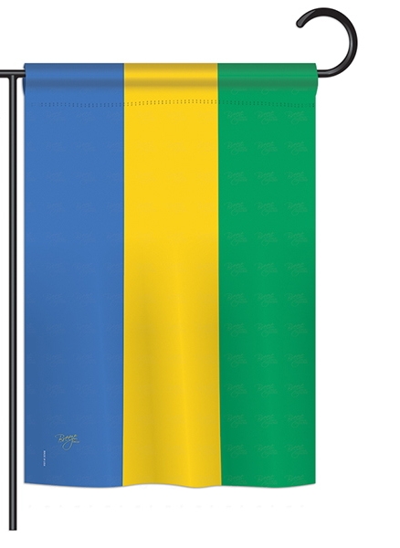 Gabon Garden Flag