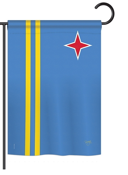 Aruba Garden Flag