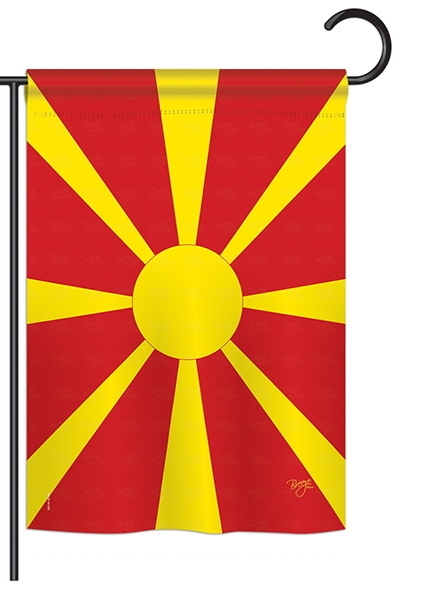 Macedonia Garden Flag