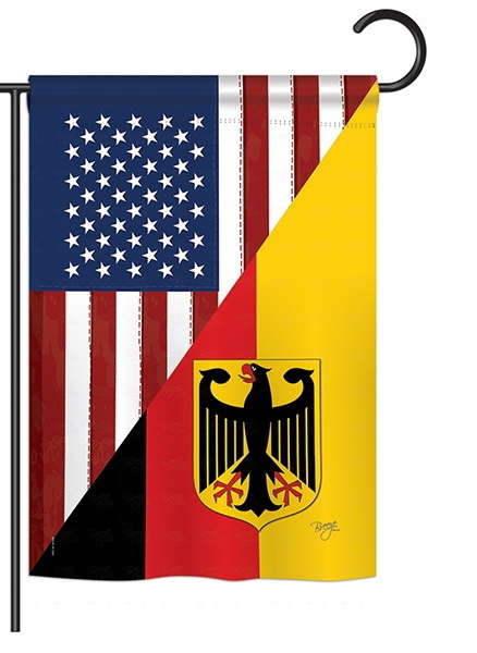 US German Friendship Garden Flag