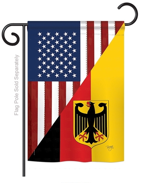US German Friendship Garden Flag