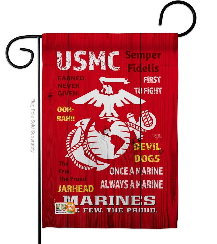 USMC Decorative Garden Flag