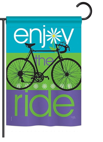 Bike Ride Garden Flag