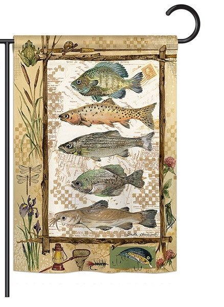 Fishing Adventures Garden Flag