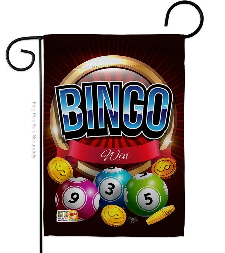 Bingo Win Garden Flag