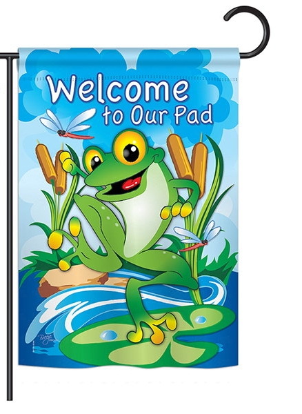 Frog Garden Flag