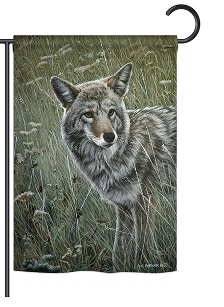 Coyote Garden Flag