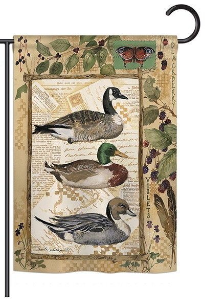 Ducks and Geese Garden Flag