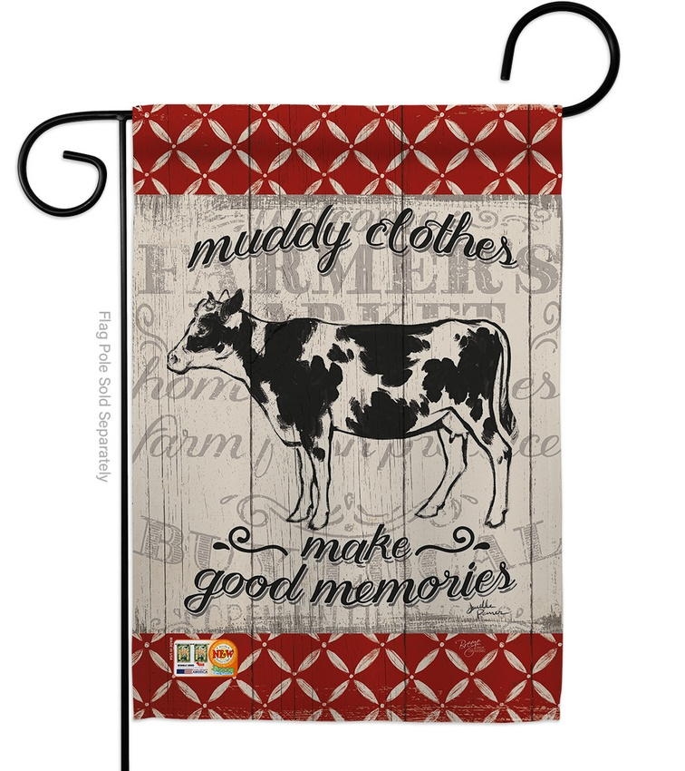 Farm Cow Garden Flag