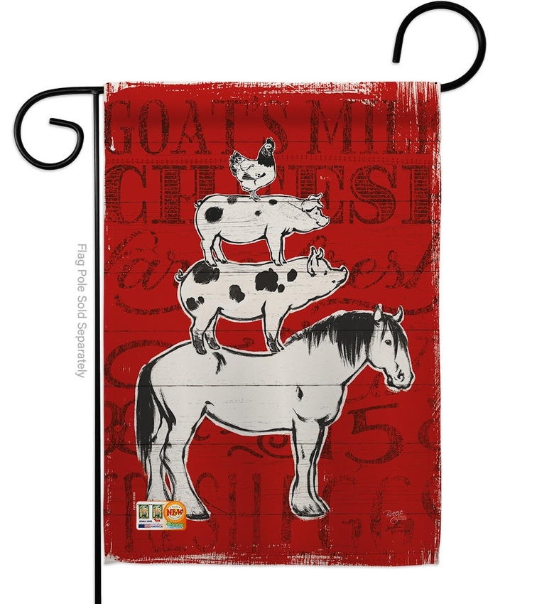 Farm Life Decorative Garden Flag