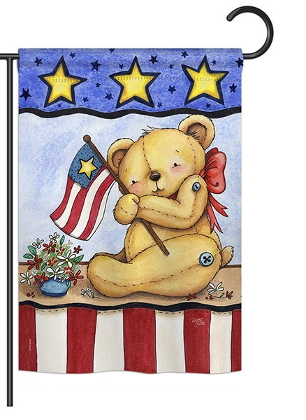 Pat Bear Garden Flag