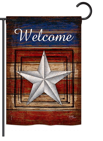 Vintage Welcome Garden Flag