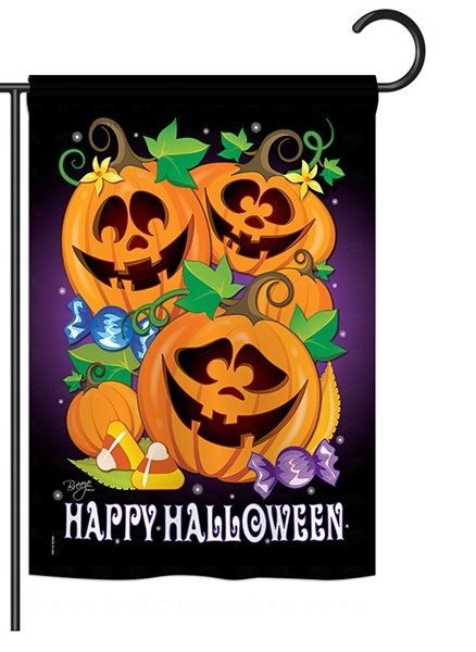 Happy Pumpkins Garden Flag