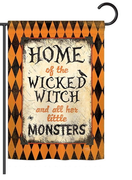 Wicked Home Garden Flag