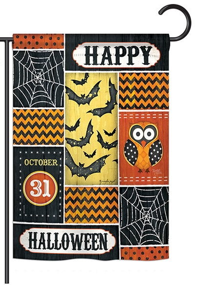 Halloween Happy Garden Flag