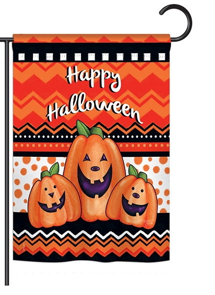 Halloween Trio Garden Flag