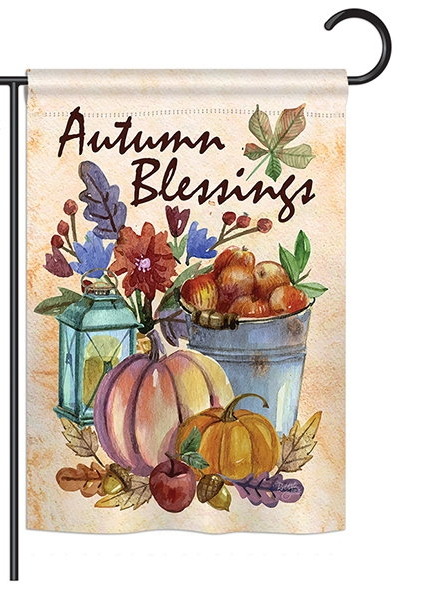 Autumn Blessings Garden Flag