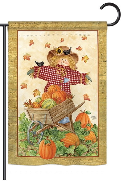 Scarecrow Garden Flag