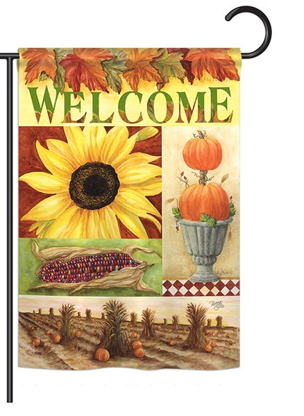 Sunflower Collage Garden Flag